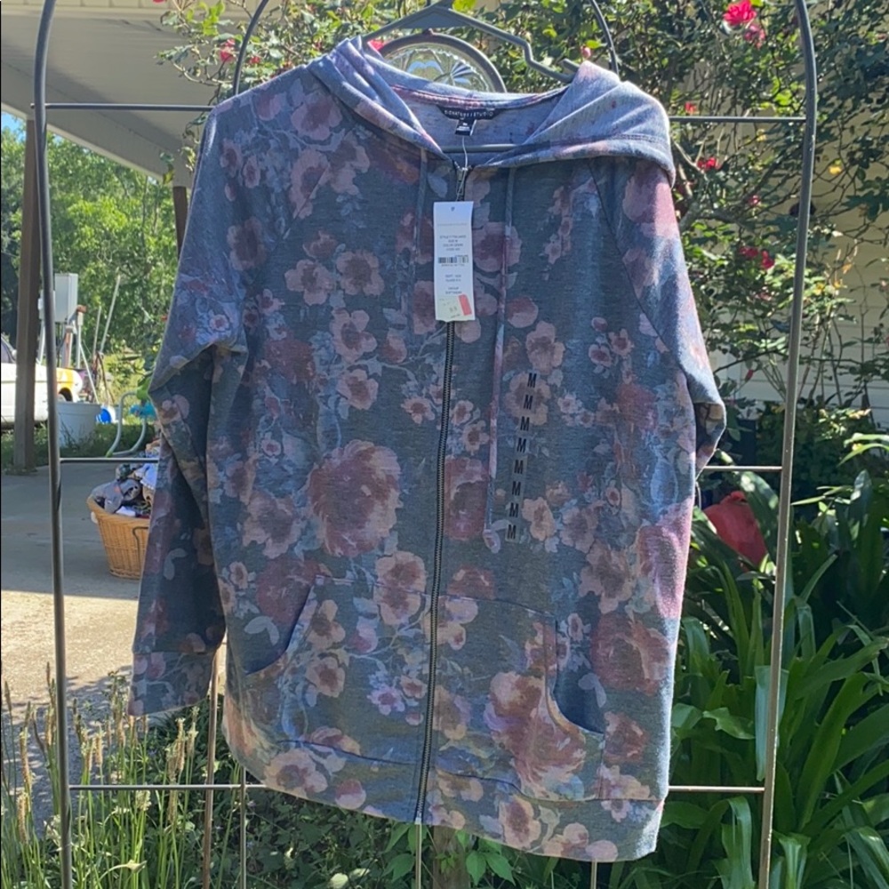 Floral hoodie